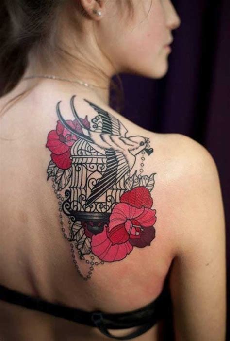 tattoos for shoulder blade|unique shoulder blade tattoos.